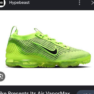 Nike Air Vapormax 2021 FK Flyknit Volt Green Neo Black